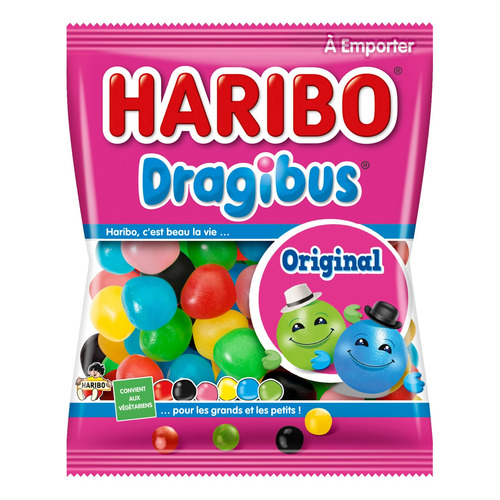 Dragibus HARIBO, 30 mini sachets