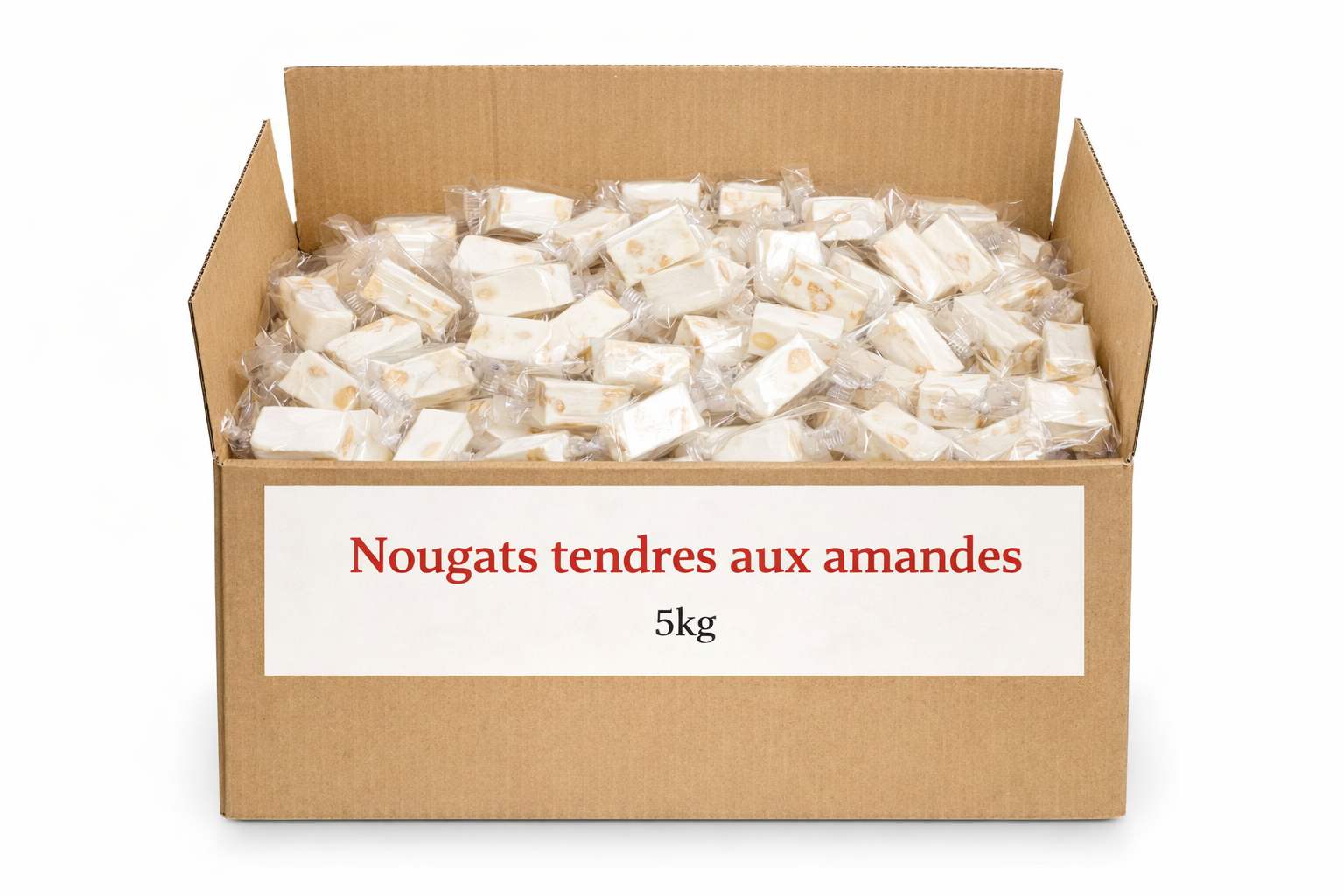 Nougats tendres aux amandes, 5kg – Chabert & Guillot