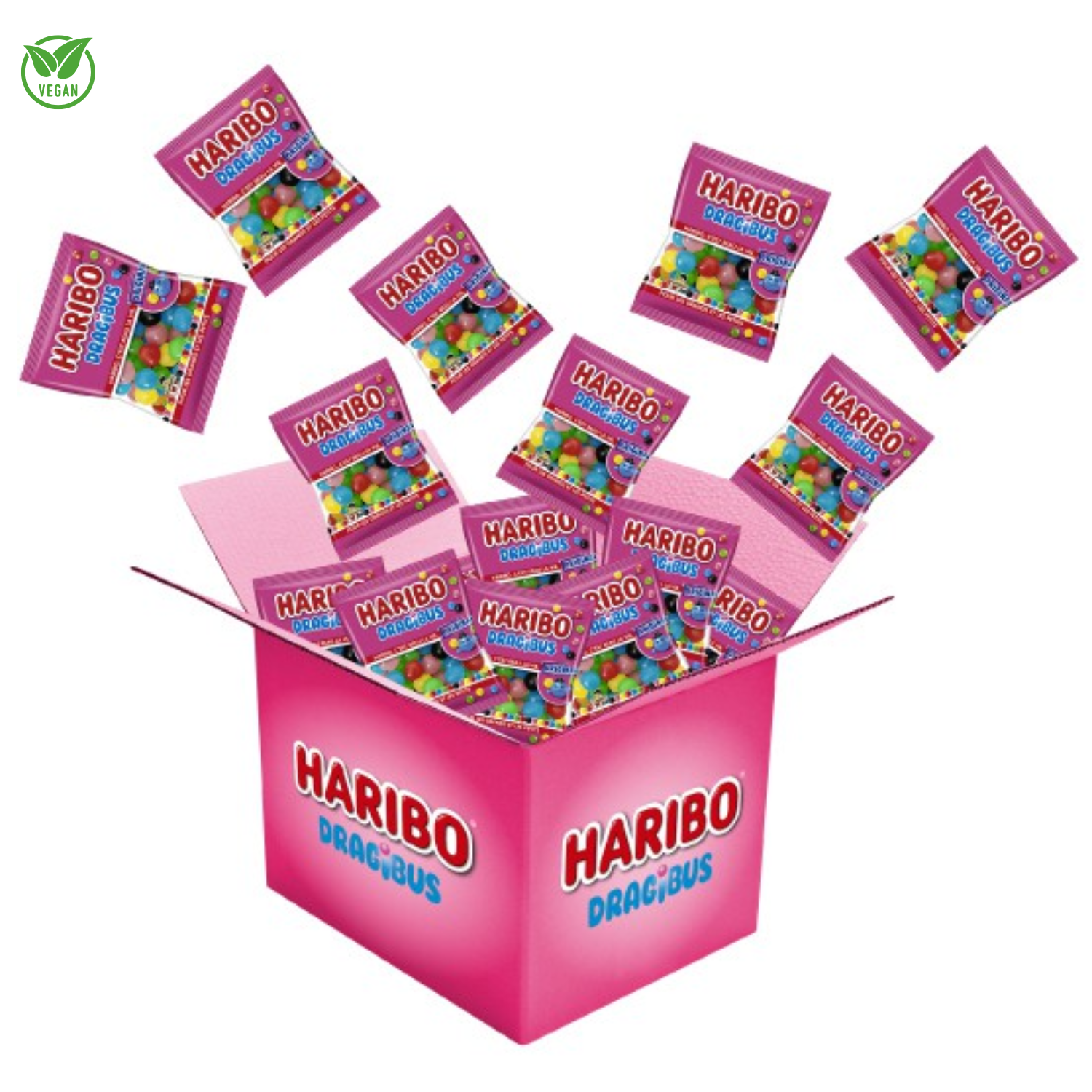 Carton de 750 sachets de Dragibus 10gr Haribo