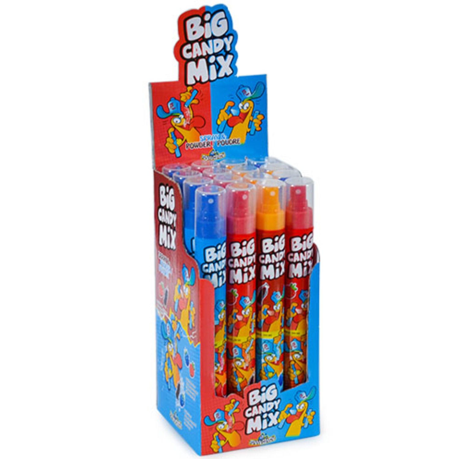 Big Candy Mix 2 en 1 bonbon&spray x16 FunnyCandy 1.2kg