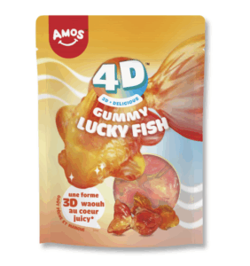 Bonbons gélifiés Amos Lucky Fish en sachet de 65 g