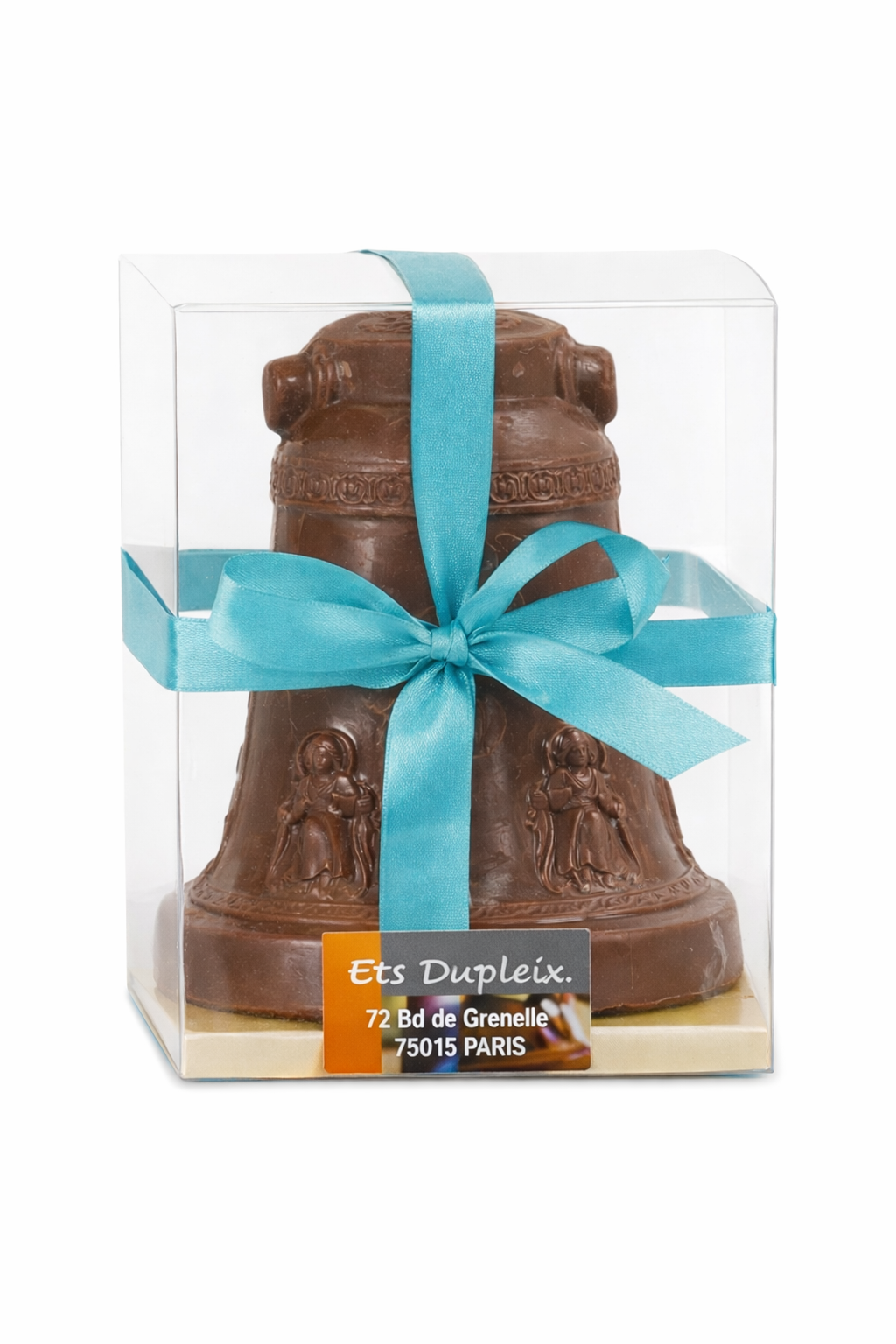 Cloche au chocolat au lait emballée 200g