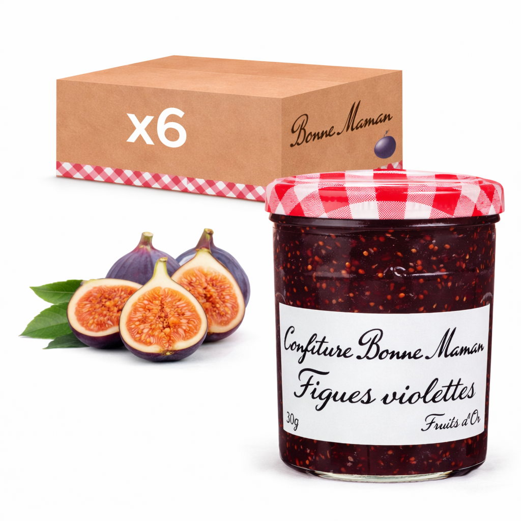 Confiture Bonne Maman Figue & Violette 370g – Pot en verre traditionnel