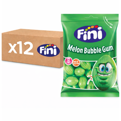 Carton de 12 sachets de 90gr Melon Gum Halal Fini