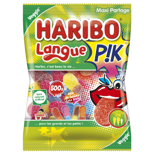 Langue Pik Veggie Haribo 500gr