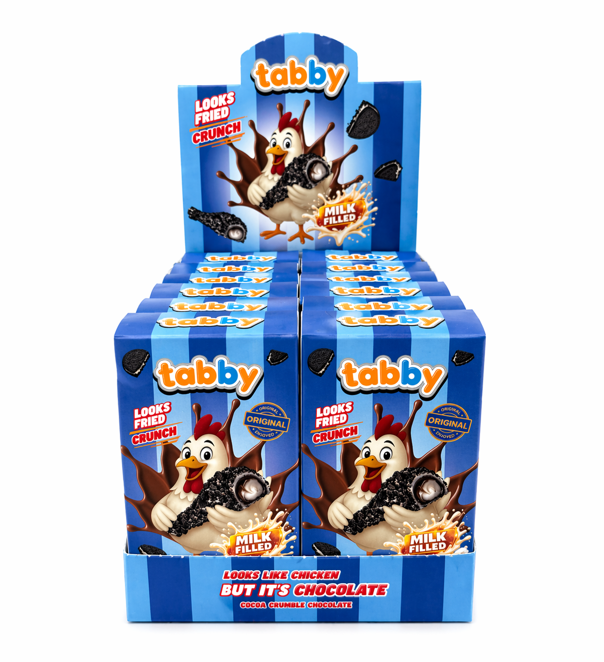 Tabby Looks fried biscuit cacao 12 pièces