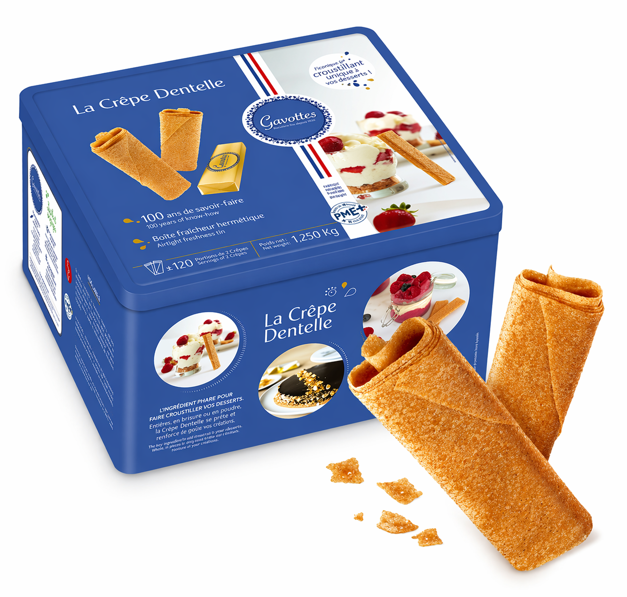 Authentique Crêpe Dentelle Gavottes – Boîte 1,25 kg