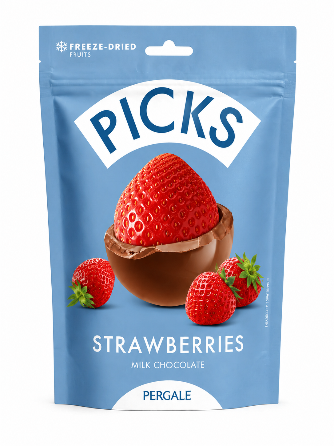 Sachet 90g Fraise Enrobée de Chocolat - Picks