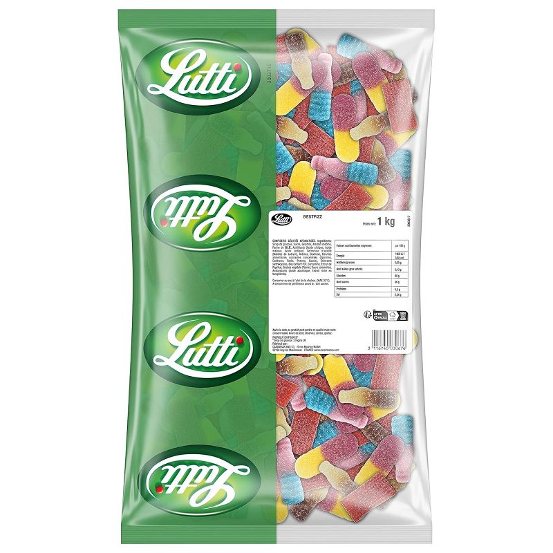Best Fizz Bonbons Acidulés Assortis 1kg