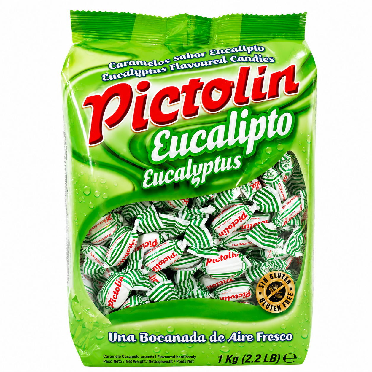 Sac 1kg Bonbons à l’Eucalyptus Classique Pictolin