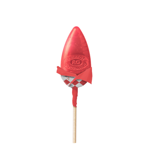 Sucette Pierrot Gourmand saveur grenadine emballée