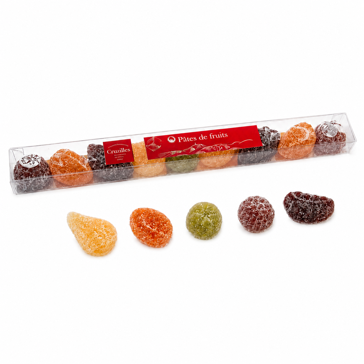Réglette de Pâtes de Fruits d’Auvergne 90g – Confiserie Artisanale aux Fruits