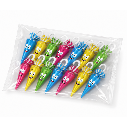 Présentoir de Parapluies en Chocolat au Lait 12g – 14 Pièces
