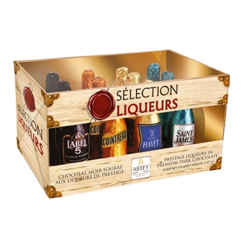 Casier sélection liqueurs assortis Abtey 155g