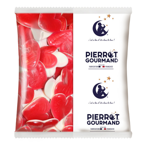 Sac 1Kg Maxi Cœur Pierrot Gourmand