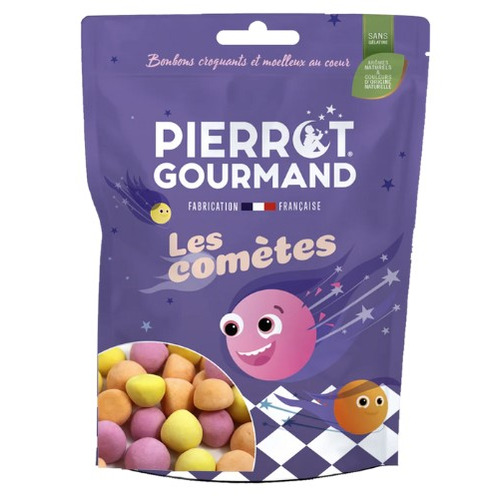 Sachet refermable Comètes 100g Pierrot Gourmand
