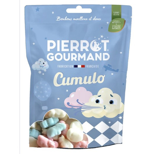 Sachet refermable  Cumulo 80g Pierrot Gourmand