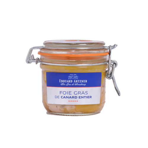Foie gras de canard entier en bocal 120 g Artzner