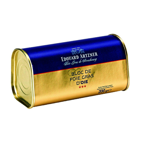 Foie Gras d'Oie bloc de 200gr Artzner