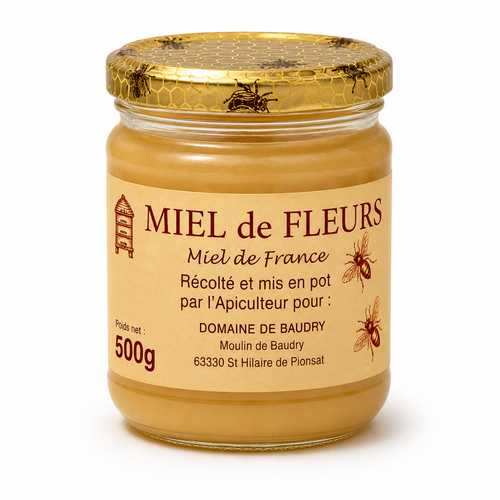 Miel de Fleur France Gatinais 500gr
