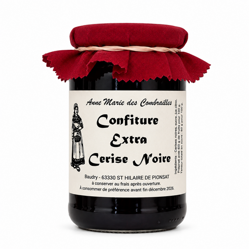 Confiture Cerise Noir 370gr