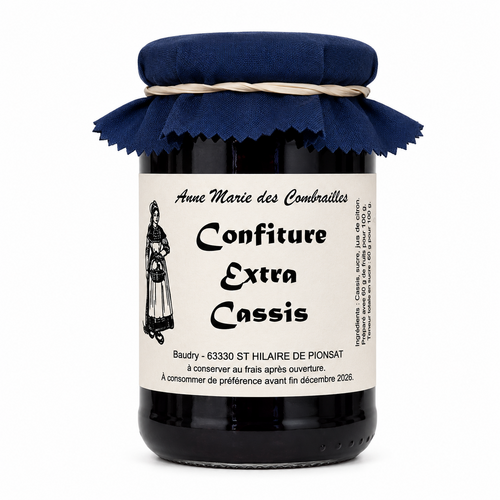 Confiture Cassis Extra 370 g