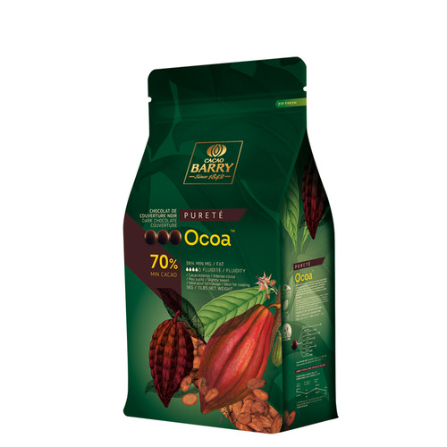 Ocoa chocolat noir 5kg 70% Cacao Barry