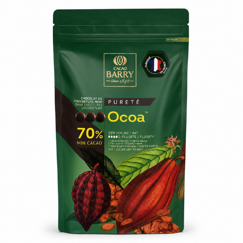 Chocolat noir de couverture Ocoa 70 % Cacao Barry – Pistoles 1 kg