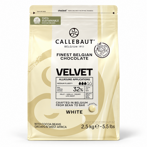 Chocolat blanc W3 Select 33.1% 2.5kG Callebaut