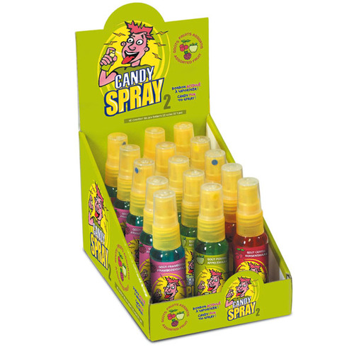 Display de 15 boîtes Candy Spray vert Zed Candy