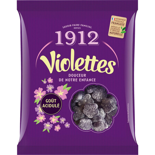 Sachet 150g Bonbons à la violette - Verquin