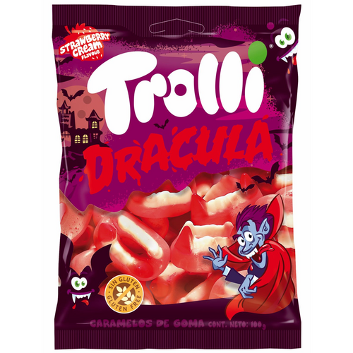 Sachet 100g de dents de dracula - Trolli