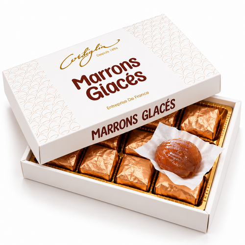 Marrons glacés de Naples Corsiglia – Coffret cadeau 18 pièces