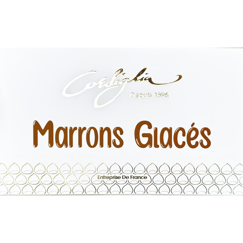 Marrons glacés entiers, boite de 12, Corsiglia, 240gr