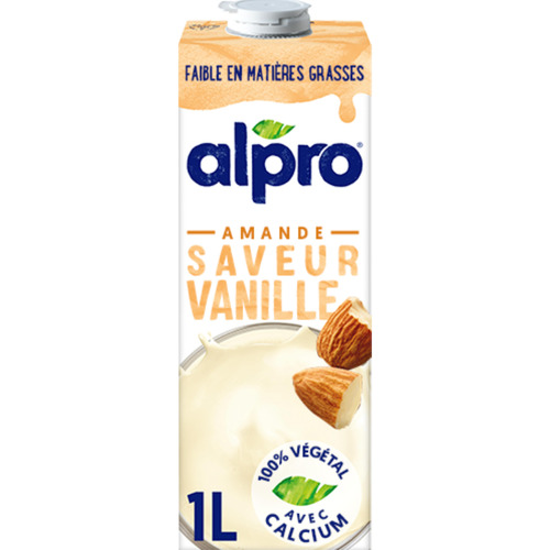 Alpro Boisson Végétale Lait D'Amande Vanille 1L