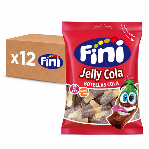 Sachet 90g Bouteilles Cola Acides Halal Jelly Cola Fini