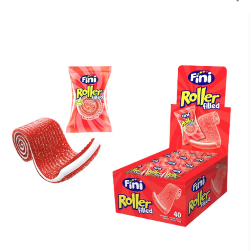 Boite de 40 Roller Fourrés Fraise 20gr Halal Fini
