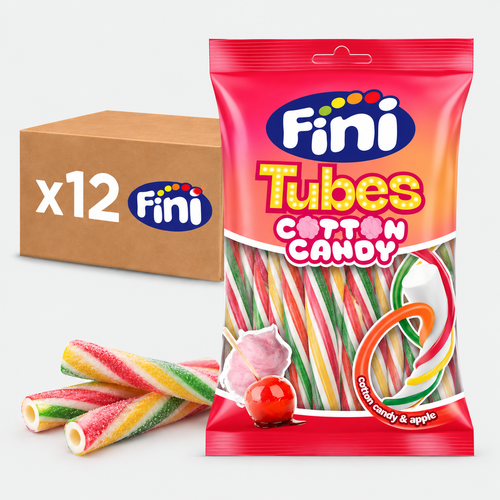 TUBES CAROUSEL COTTON CANDY  80gr x 12