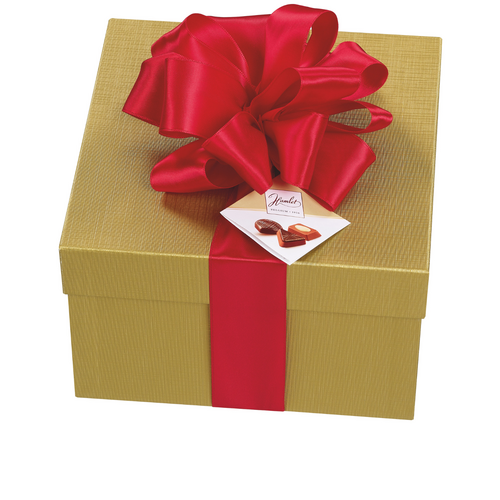 Assortiment de chocolats 800g, HAMLET Boite avec ruban