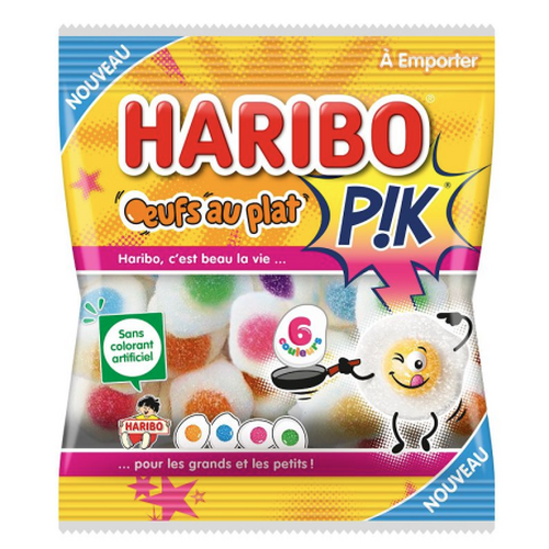 Oeufs plats PIK Haribo, sachet de 120 g