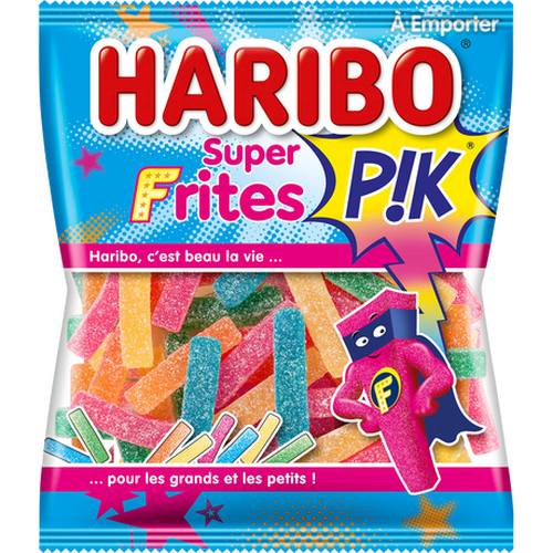 Carton de 30 sachets Super Frites Pik 120 g Haribo