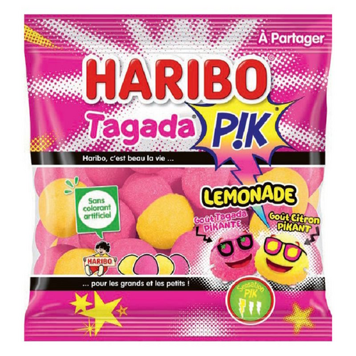 Carton de 30 sachets Tagada Pink Lemonade 100 g Haribo
