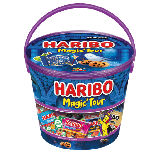 Seau de mini sachets Halloween 690 g Haribo