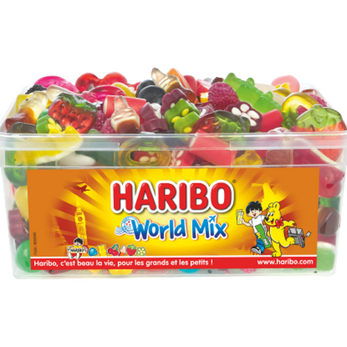 Tubo de World mix 900gr, Haribo