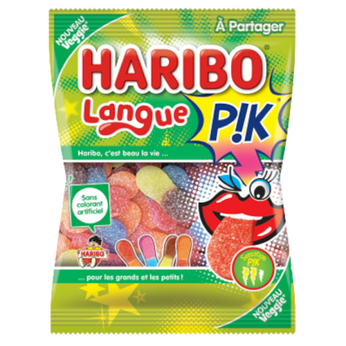 Carton de 30 sachets Langues Pik 100 g Haribo