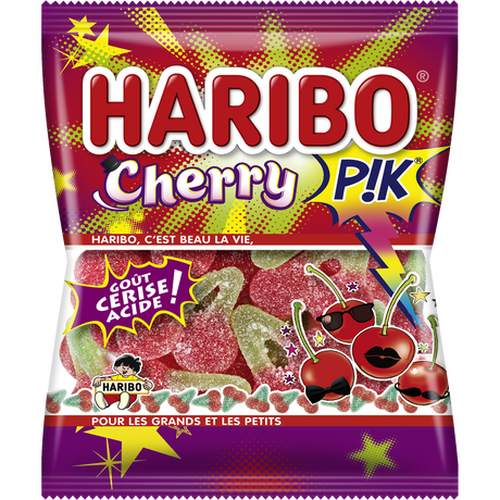 Carton de 30 sachets Cherry Pik 120 g Haribo