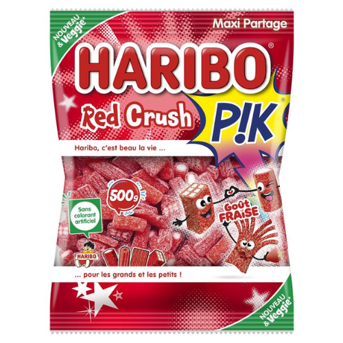 Sac 500g Red Crush Pik Veggie Haribo