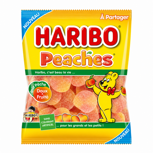 Carton de 30 sachets Persica 120gr Haribo