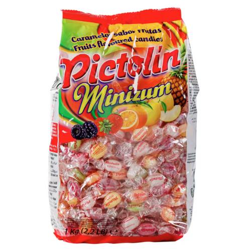 Sac 1kg Minizum Bonbons parfum exotique Pictolin