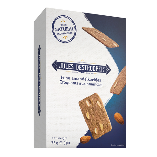 Boîte de croquants aux amandes 75 g Jules Destrooper